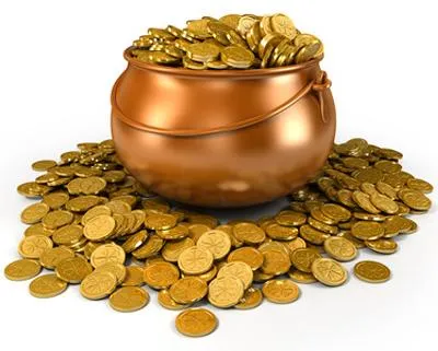 Pot of Gold Coins