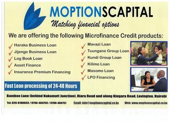 Moptions Capital Loans Image
